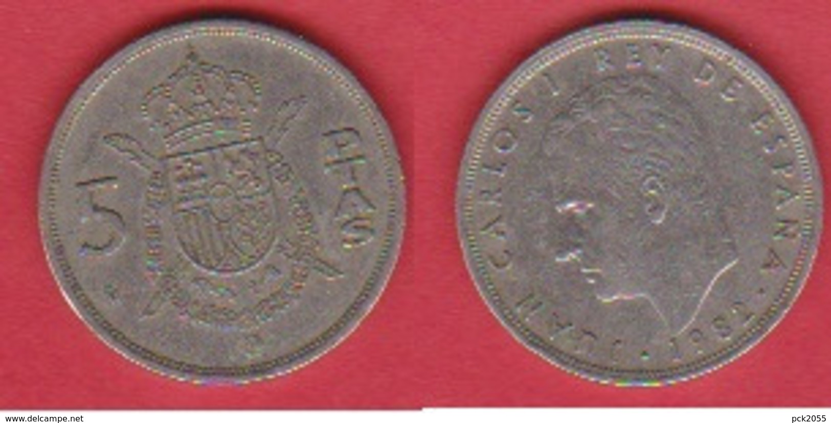 Spanien 5 Pestas K-N 1982 Schön Nr.53,KM Nr.823 - 5 Pesetas