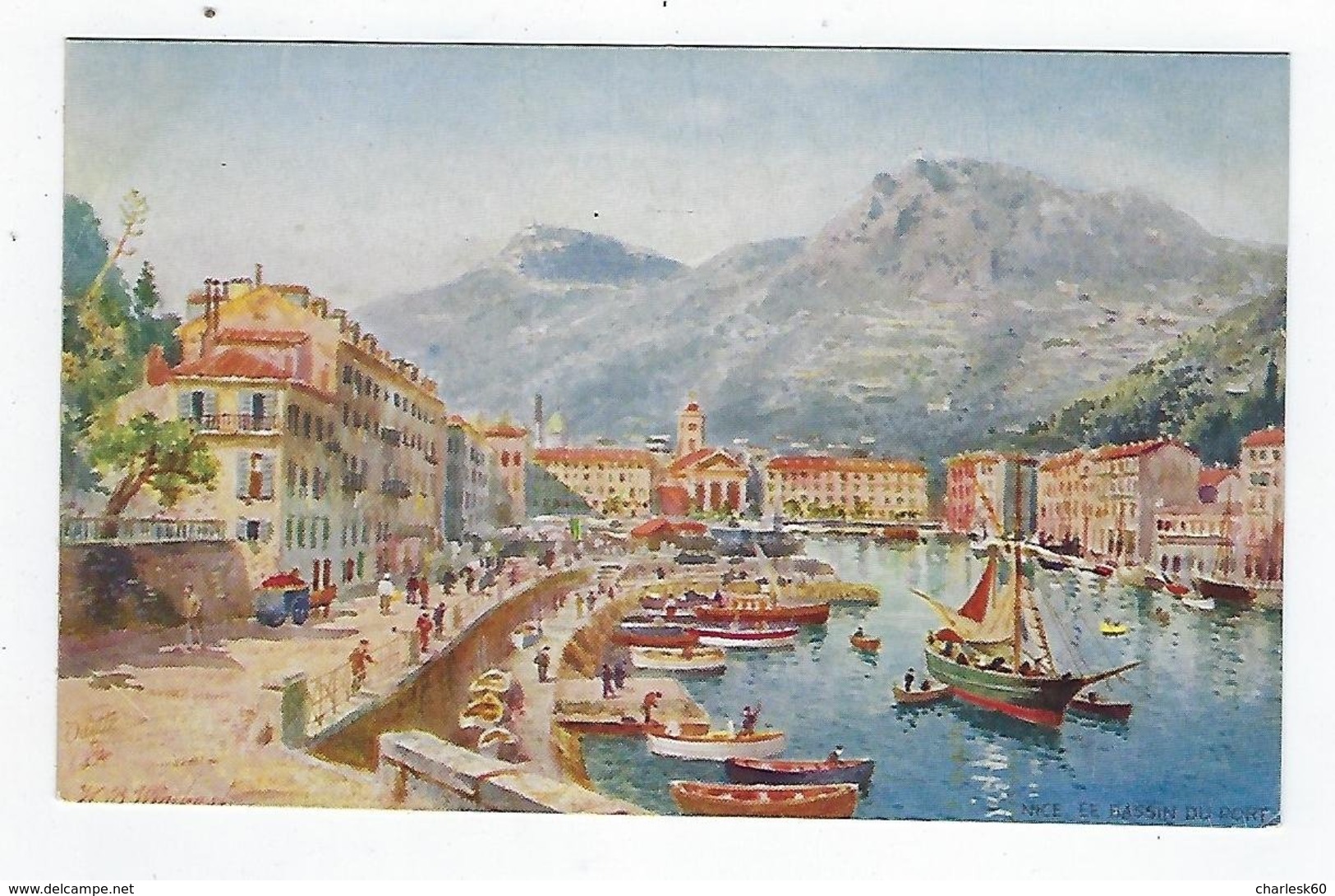 CPA 06 - Nice - Le Bassin Du Port - Tuck - Oilette - Transport (sea) - Harbour