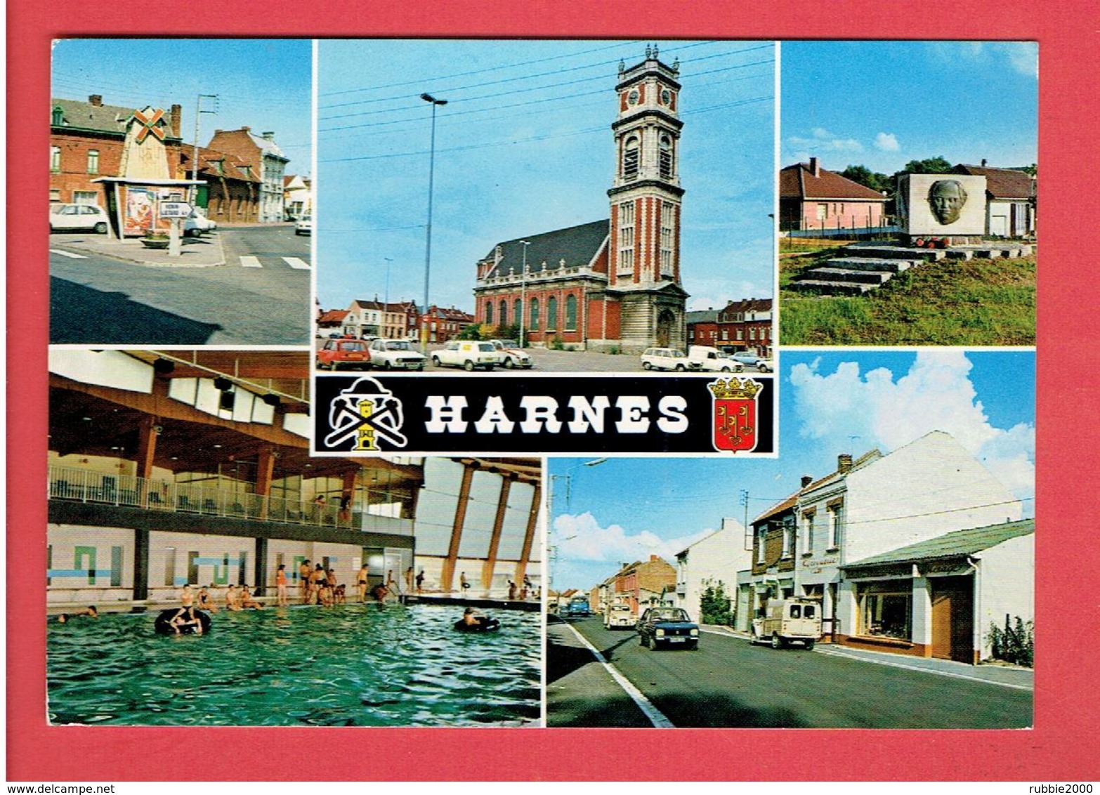 HARNES 1999 CARTE EN BON ETAT - Harnes