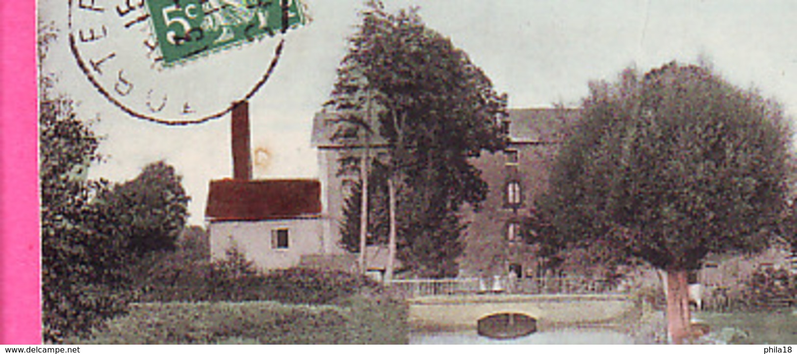 TORTERON MOULIN RAGON CARTE COLORISEE - Autres & Non Classés