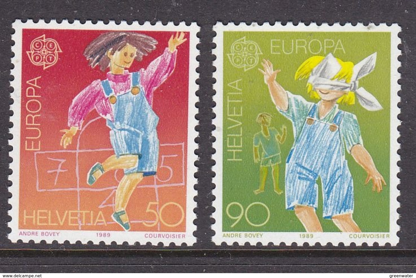 Europa Cept 1989 Switzerland 2v ** Mnh (44578AB) - 1989