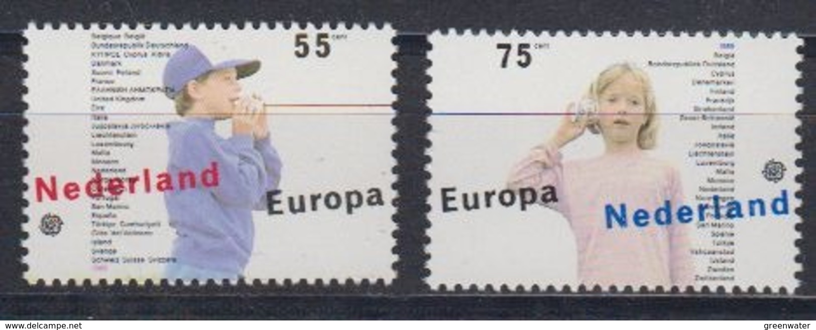 Europa Cept 1989 Netherlands 2v ** Mnh (44578AC) - 1989
