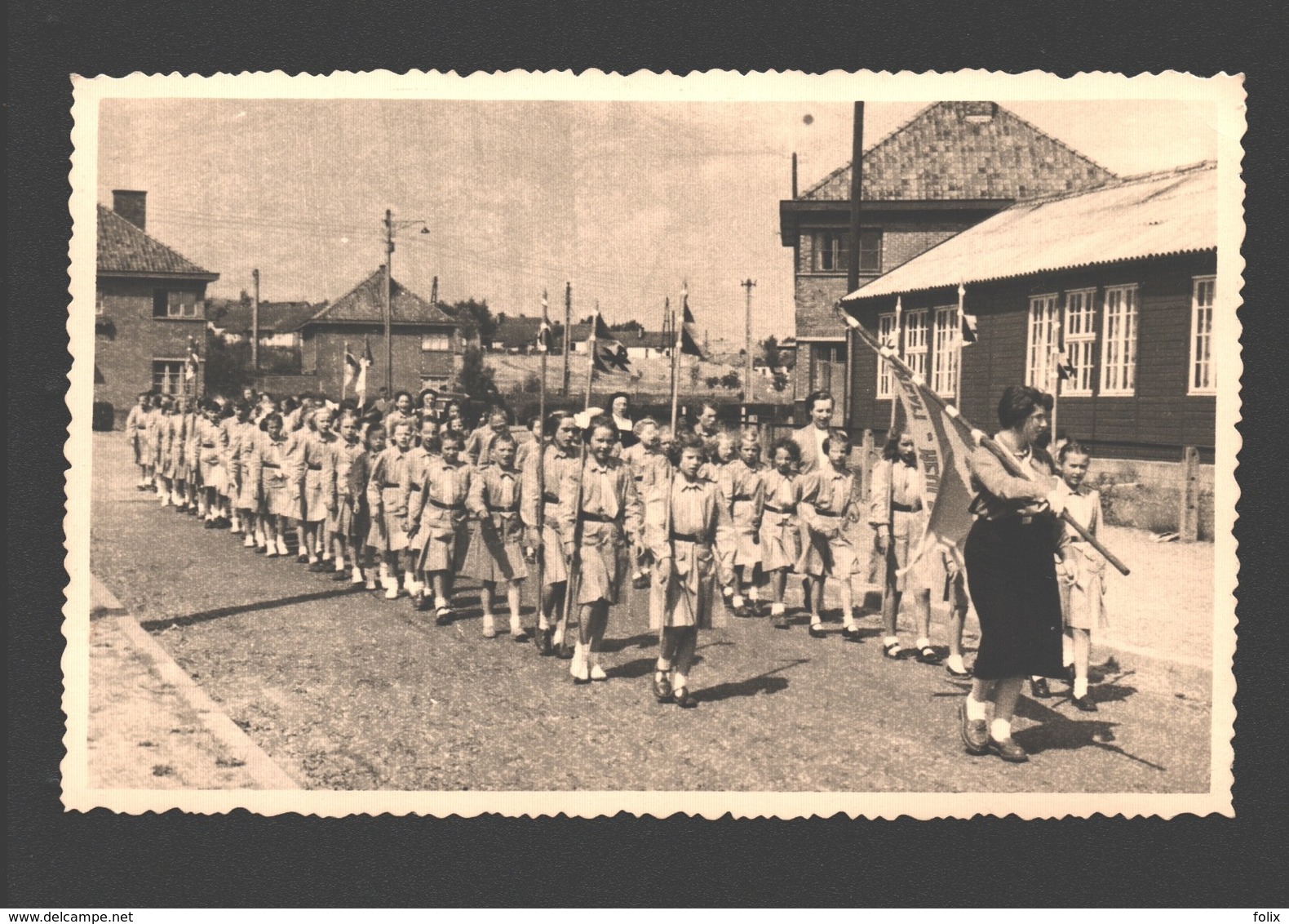 Houthalen - Originele Fotokaart Gevaert - Chiro St. Lutgart Meulenberg - Ca 1960 - Scouting