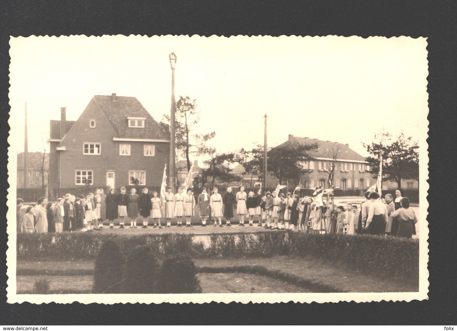 Houthalen - Originele Fotokaart Gevaert - Chiro St. Lutgart Meulenberg - Ca 1960 - Scoutisme