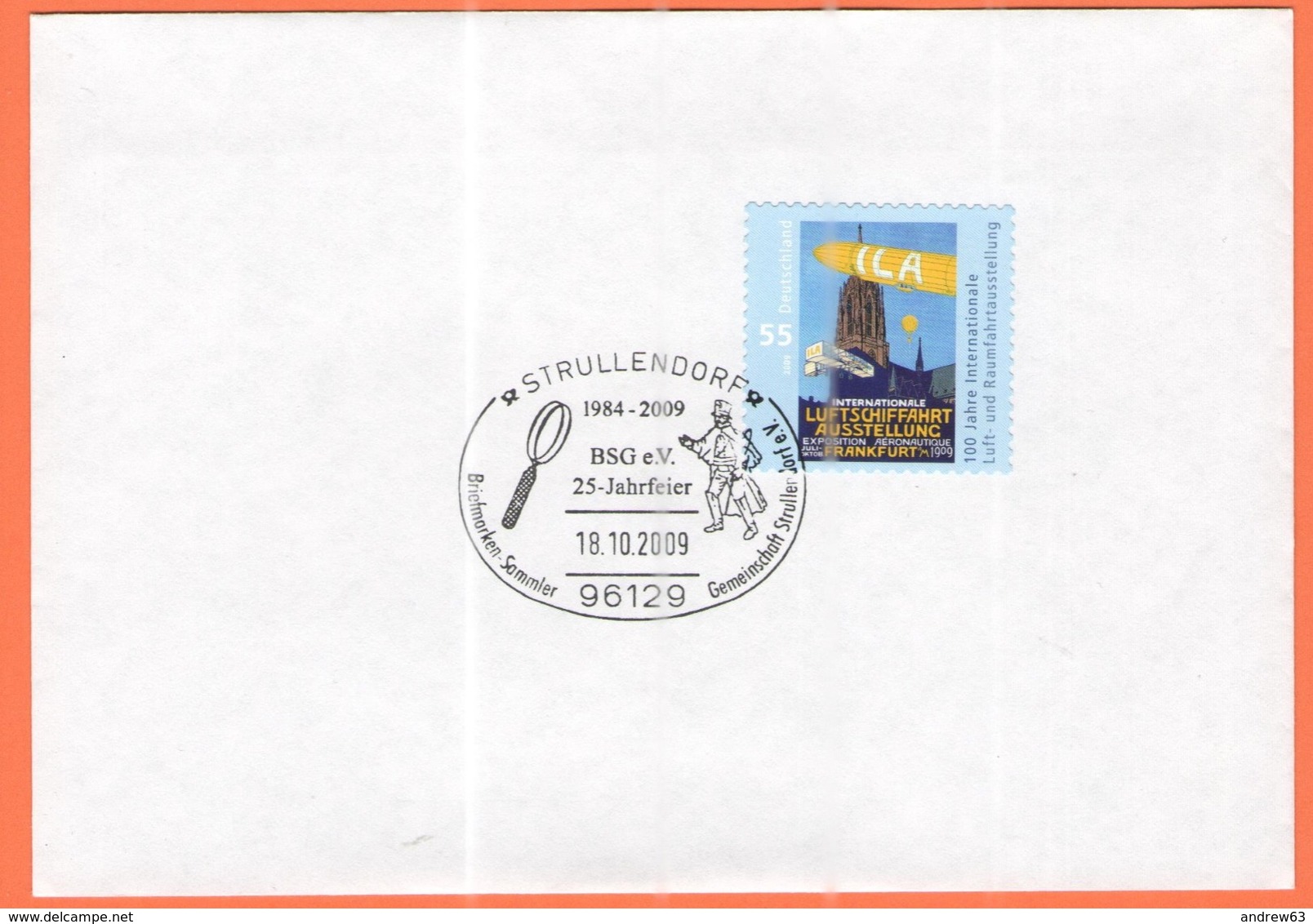 GERMANIA - GERMANY - Deutschland - ALLEMAGNE - BUNDESPOST - 2009 - 55 ILA, 100 Jahre Internationale Luft- Und Raumfahrta - Storia Postale