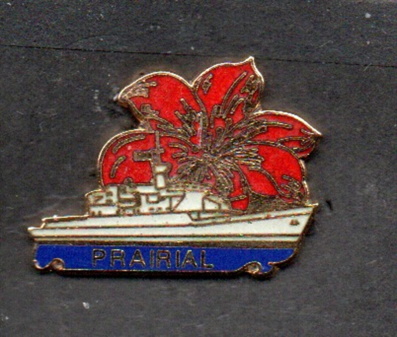 PIN'S Marine Nationale FS PRAIRIAL En Polynésie - Barche