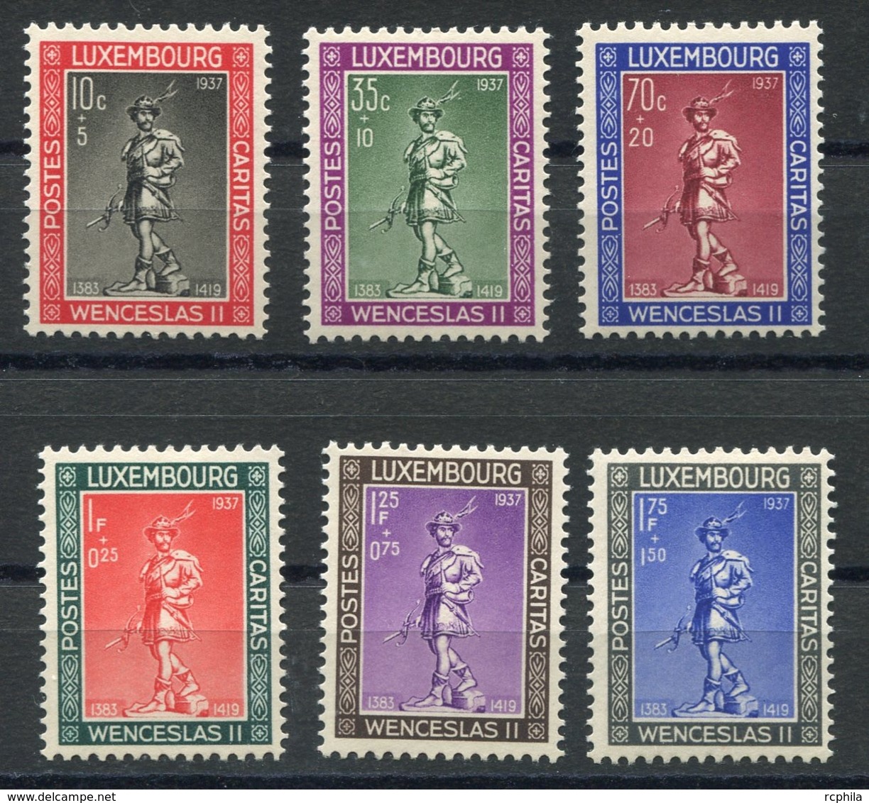 RC 13472 LUXEMBOURG N° 294 / 299 CARITAS 1937 NEUF ** - Neufs