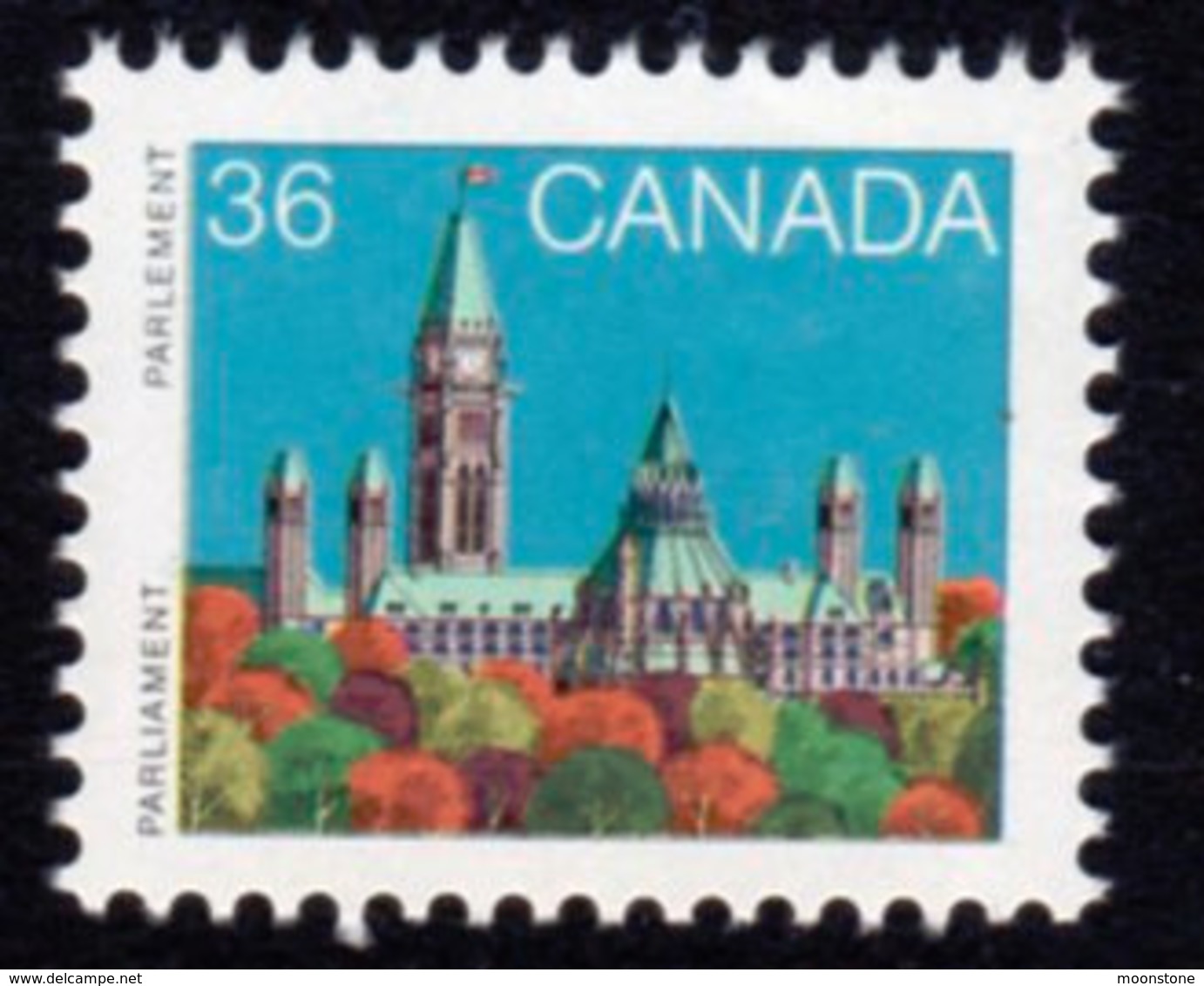 Canada 1985-2000 Definitives 36c CBN Definitive, MNH, SG 1156 - Unused Stamps