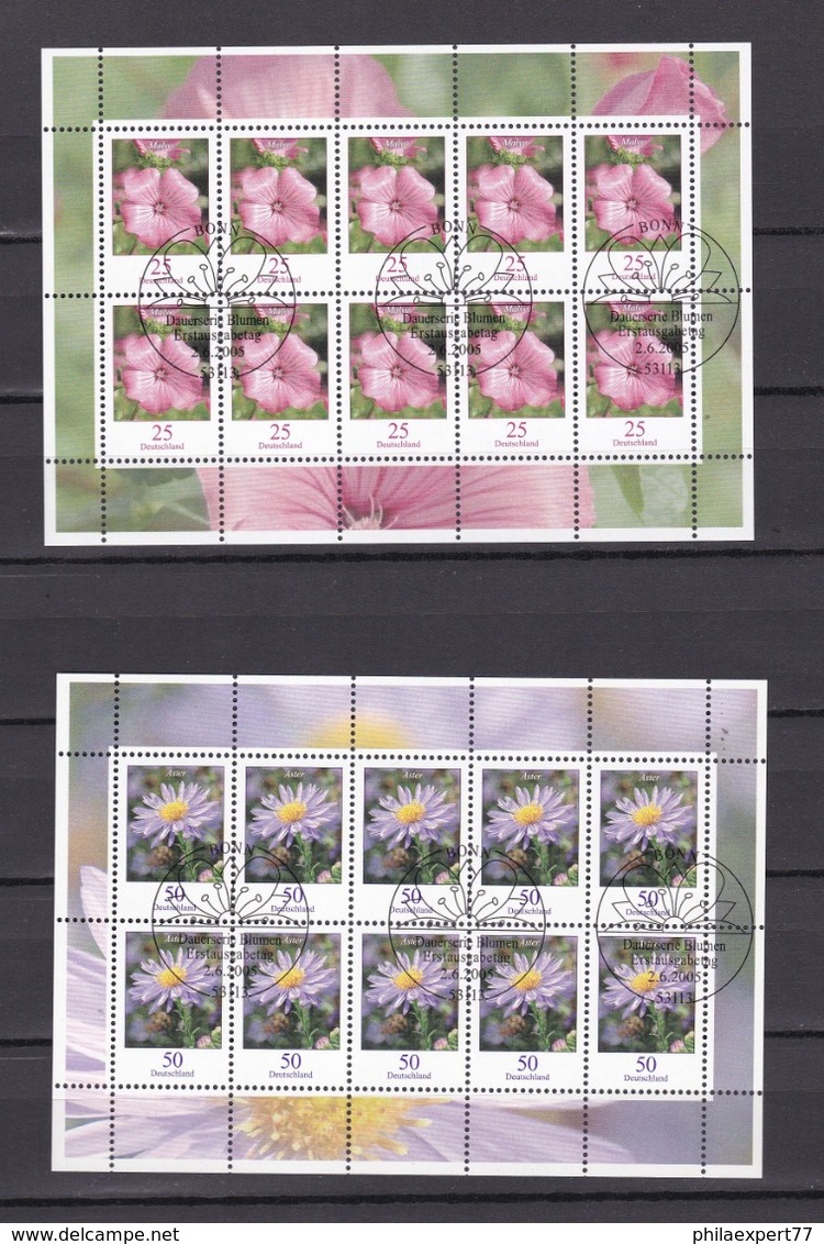 BRD - 2005 - Michel Nr. 2462/2463 - Kleinbogensatz - Gest. - Used Stamps