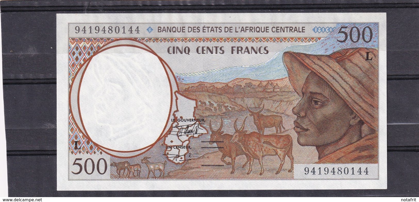 AOF French West Africa 500 Fr 1994  L Gabon  UNC - États D'Afrique De L'Ouest