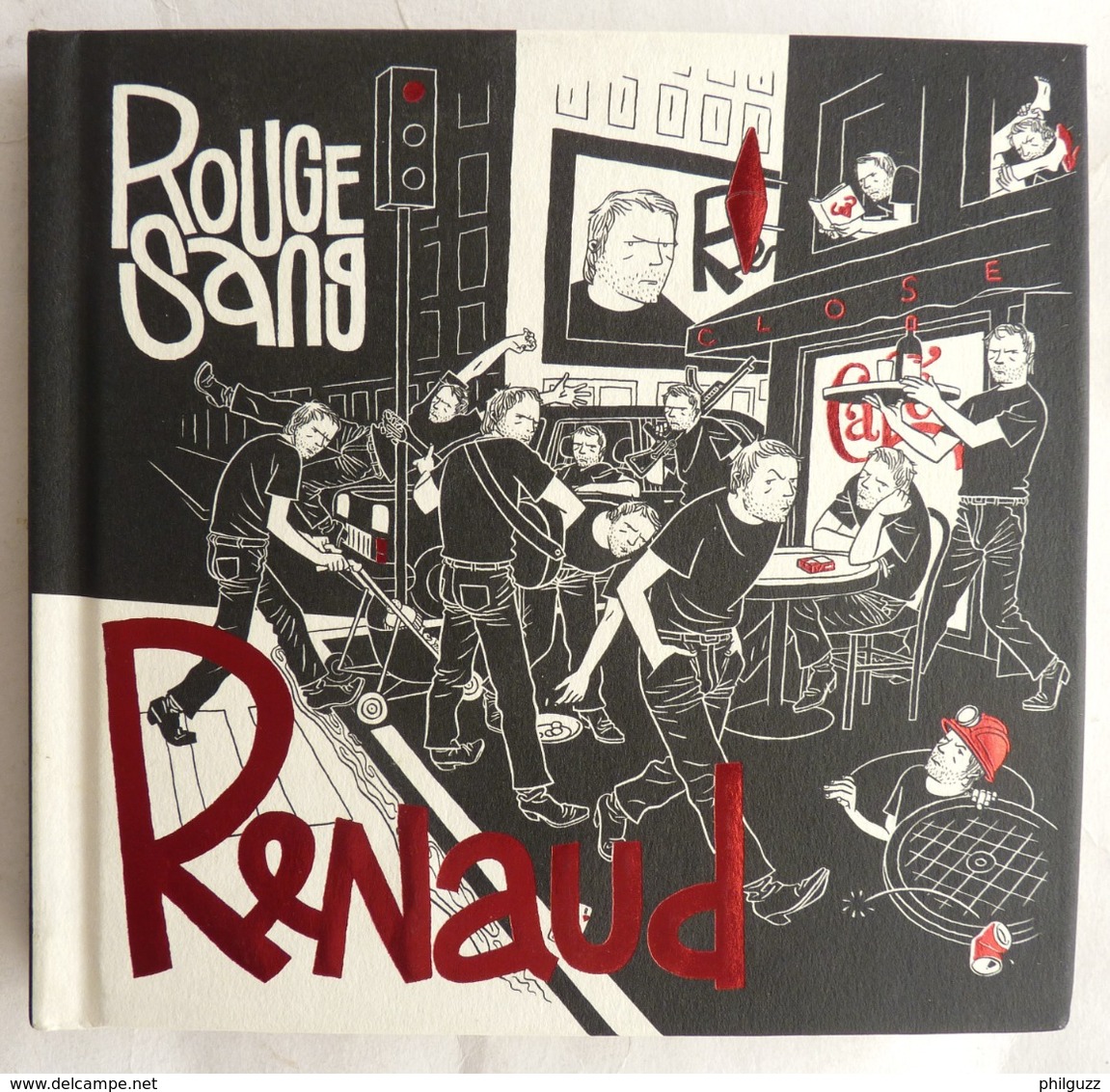 CD DOUBLE PICTURE DISC RENAUD ROUGE SANG Avec BD Illustrations KILLOFER - Platen & CD