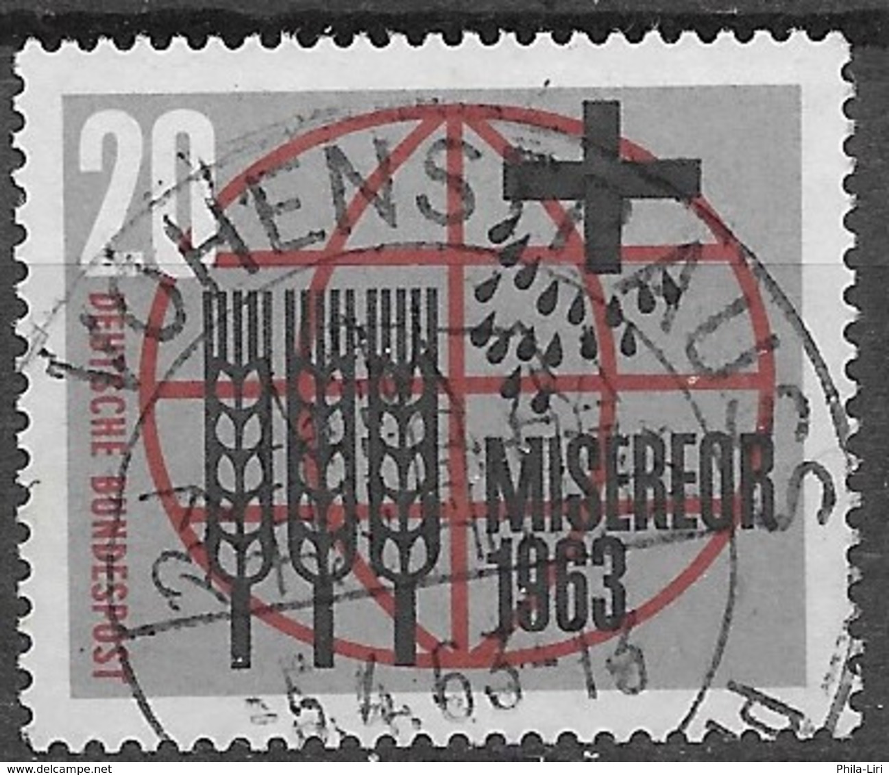 Germany/Bund Mi. Nr.: 391 Vollstempel (brv60er) - Oblitérés