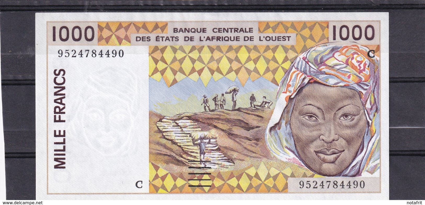 AOF French West Africa 1000 Fr 1995   C Bourkina   UNC - Westafrikanischer Staaten