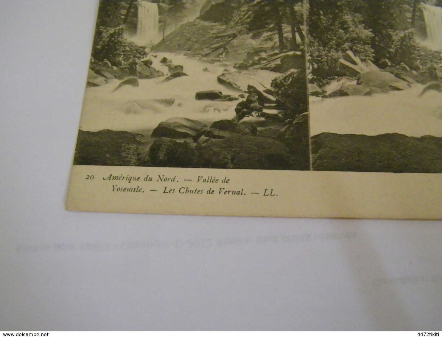 C.P.A.- Stéréo - Amérique Du Nord - Etats Unis - Yosemite - La Vallée - Les Chutes De Vernal - 1903 - SUP (CP 19 ) - Yosemite