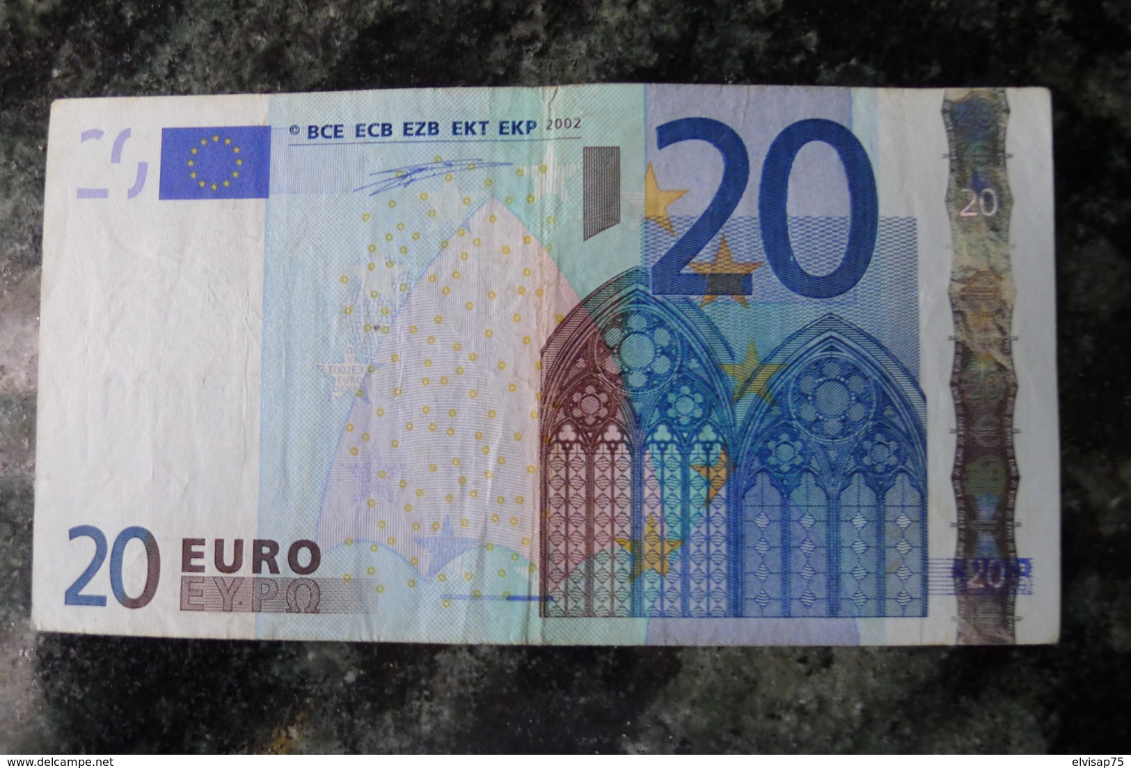 20 EURO Z BELGIUM SHORT CODE T002E3  RARE - 20 Euro