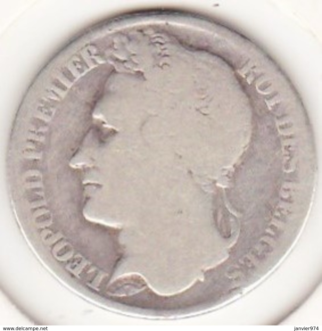 BELGIQUE. 1 FRANC 1844. LEOPOLD PREMIER. ARGENT - 1 Franc