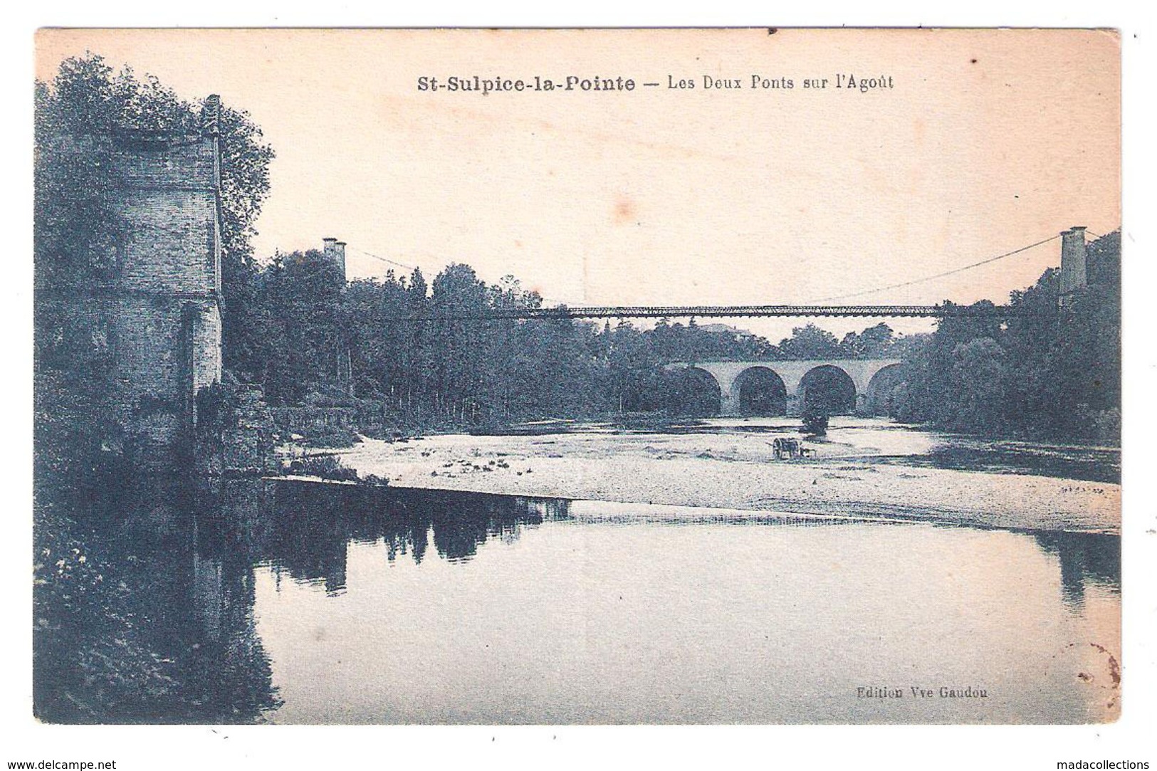 Saint-Sulpice-la-Pointe (81 - Tarn) Les Deux Ponts Sur L'Agoût - Saint Sulpice
