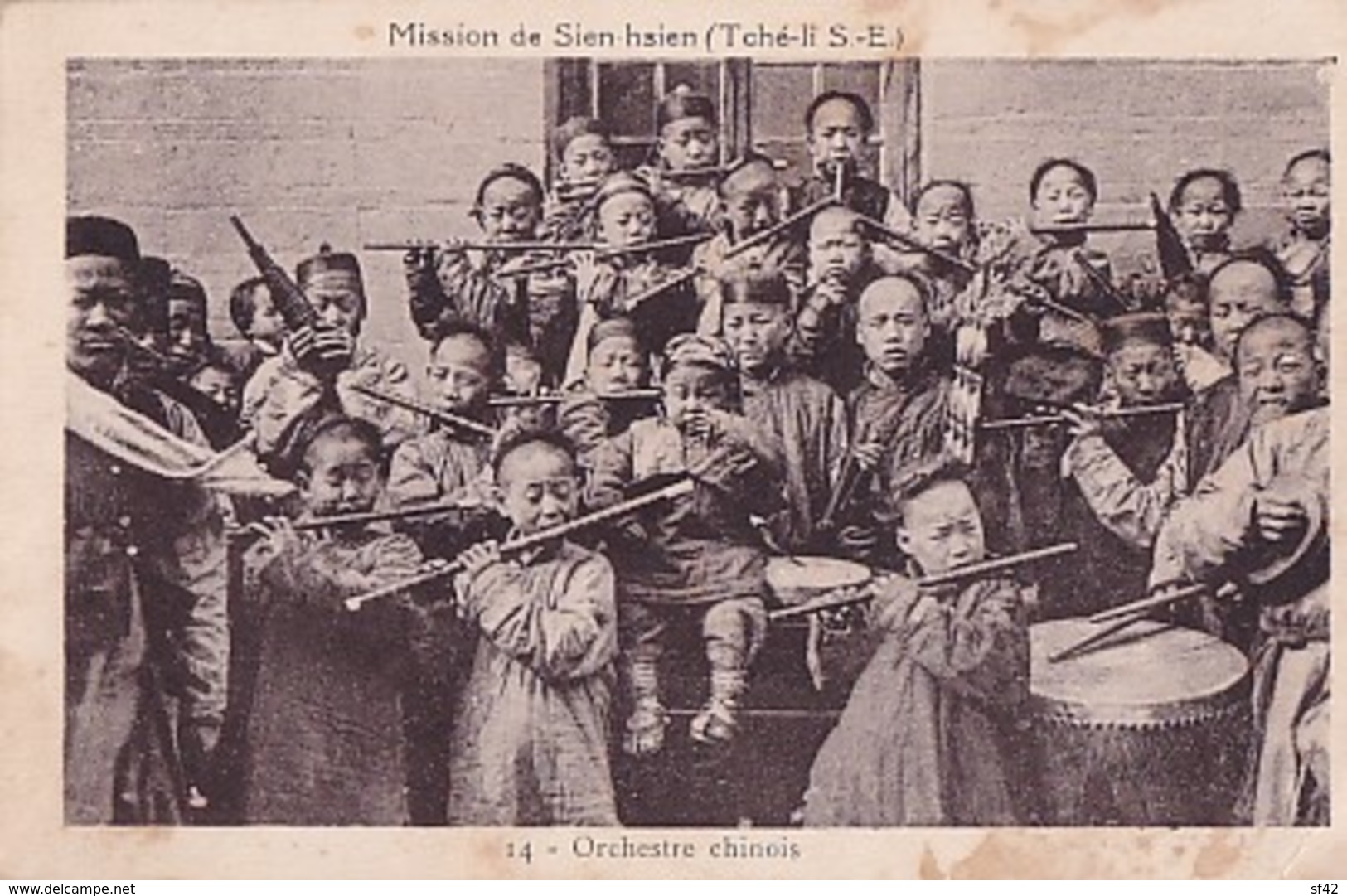 MISSION DE SIEN HSIEN.        ORCHESTRE CHINOIS - Chine