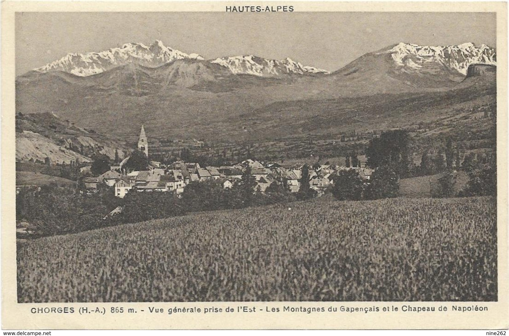 HAUTES ALPES....CHORGES.....VUE GENERALE... - Altri & Non Classificati