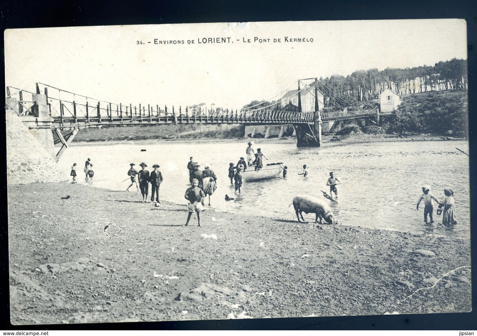 Cpa 56 Environs De Lorient -- Le Pont De Kermélo  JM16 - Lorient