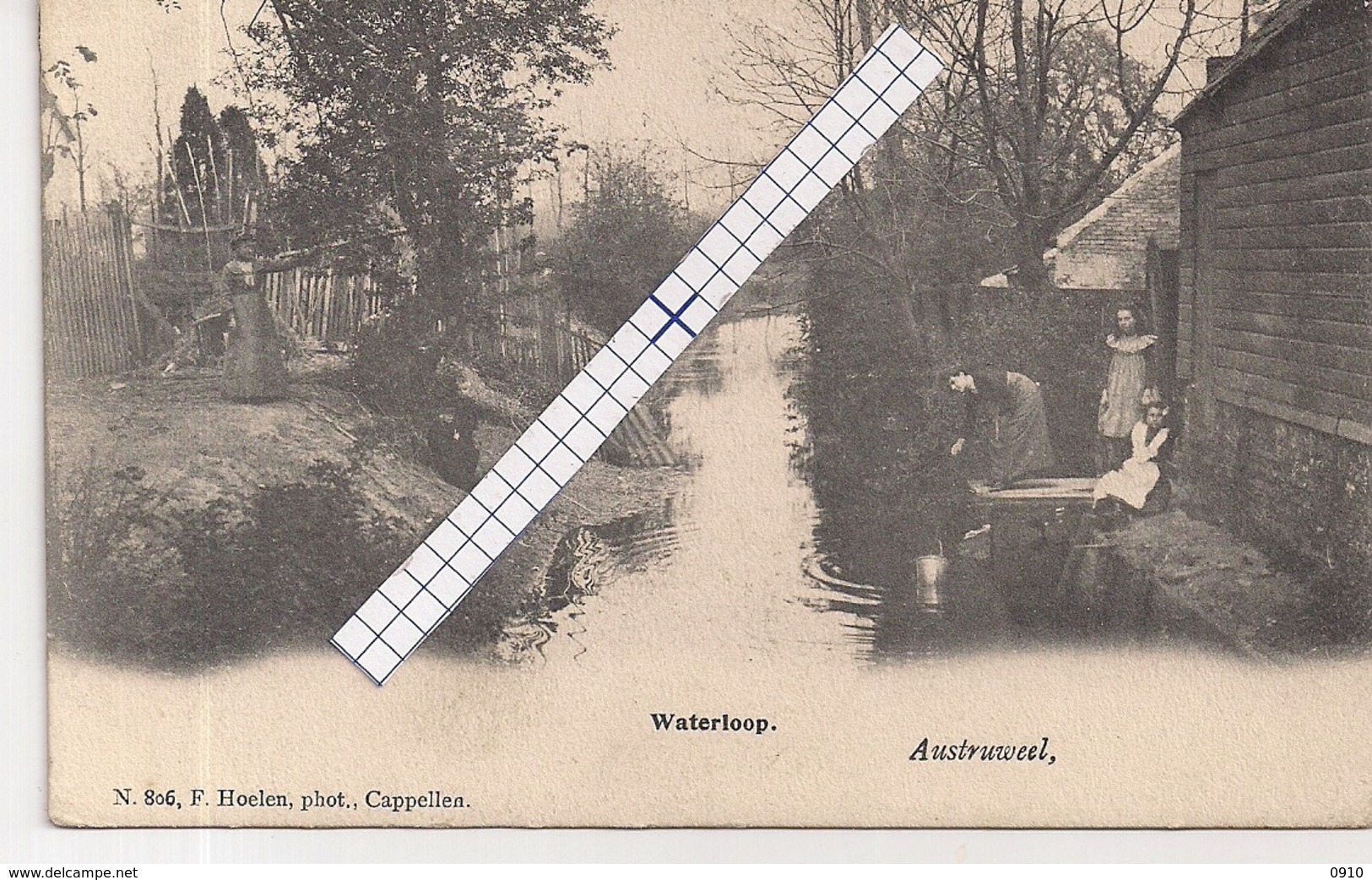 AUSTRUWEEL-OOSTERWEEL-ANTWERPEN " DE WATERLOOP"HOELEN 806 UITGIFTE 05.05.1903 TYPE 2 - Antwerpen