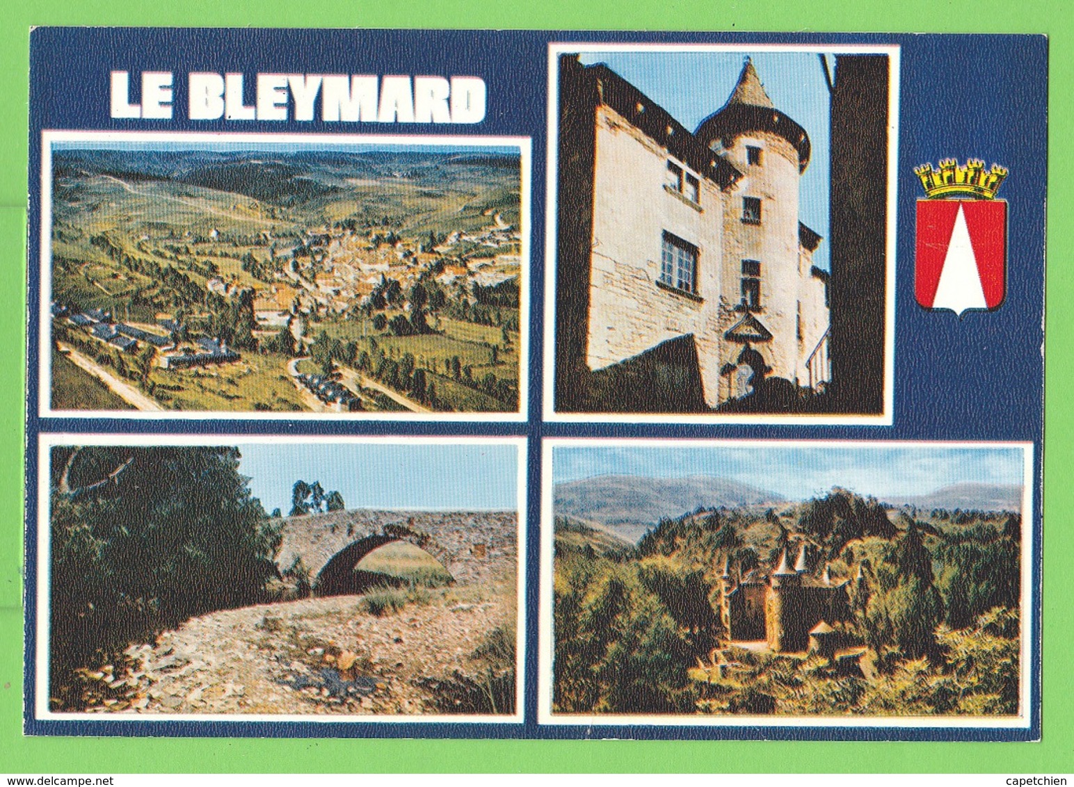 VUES DU BLEYMARD..... Carte écrite - Le Bleymard