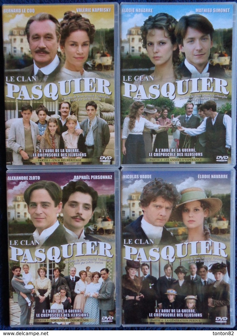 Le Clan Pasquier - Série Complète En 4 DVD De 90 Minutes - Bernard Lecoq - Valérie Kaprisky . - Policiers