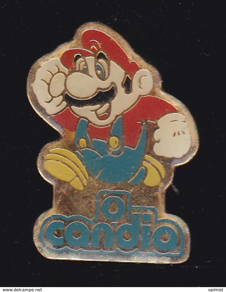 59685- Pin's.Mario Bros. . Jeu D'arcade . Nintendo.Candia - Jeux