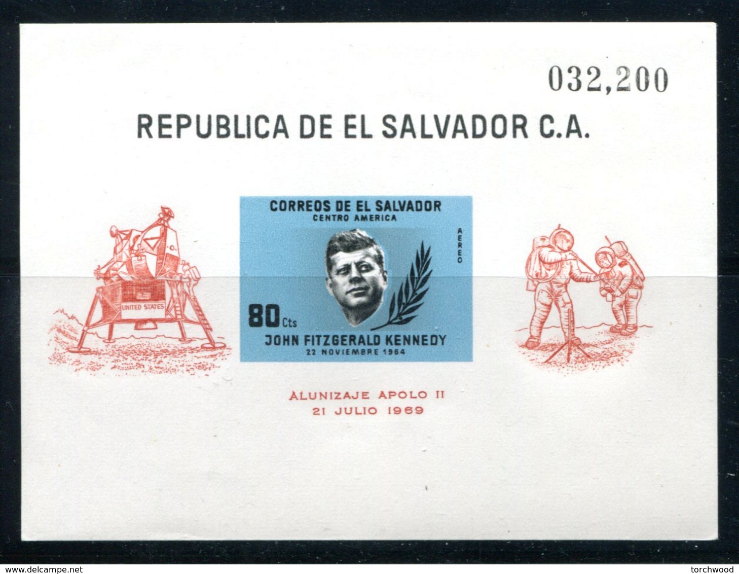 El Salvador C214   John F Kennedy    Mnh  Souv Sheet - El Salvador