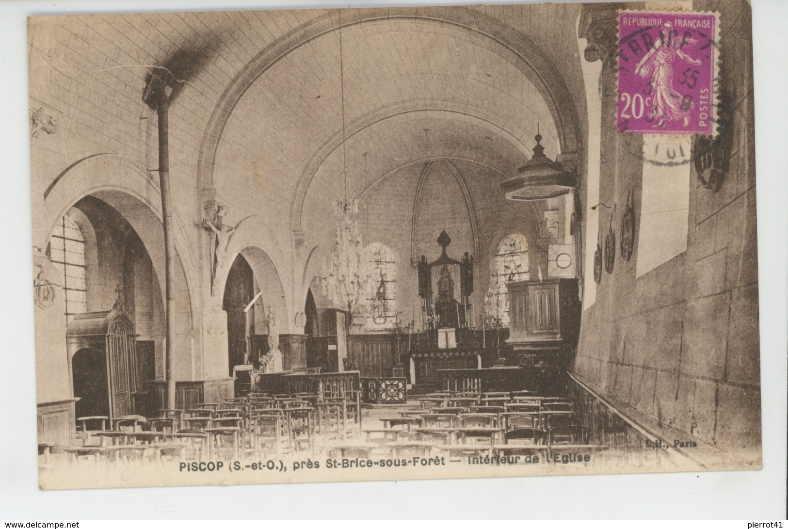 PISCOP Près SAINT BRICE SOUS FORET - Intérieur De L'Eglise - Pontcelles