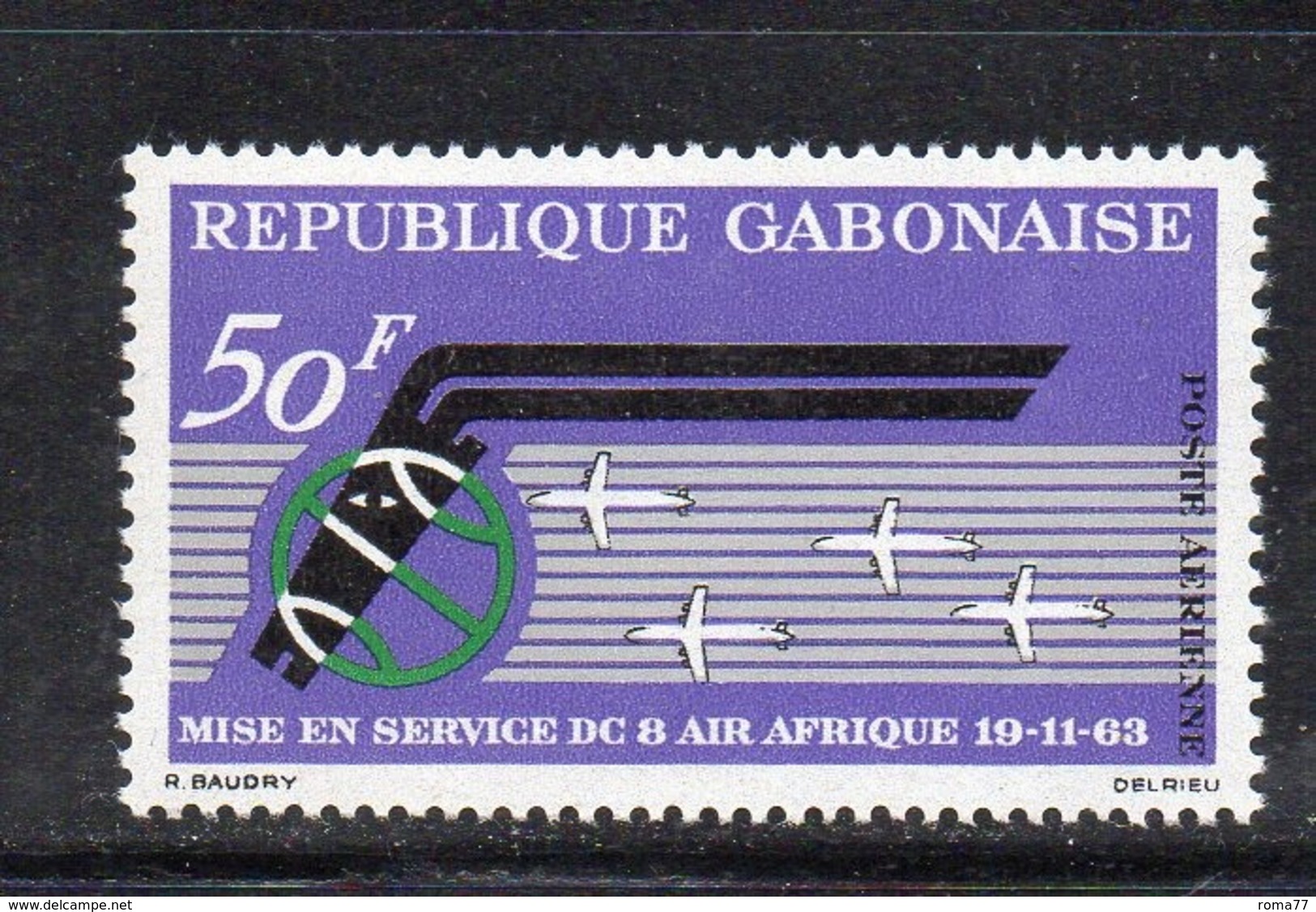 APR2586 - Gabon, Poste Aérienne N°  17  ***  MNH (2380A) - Gabon (1960-...)