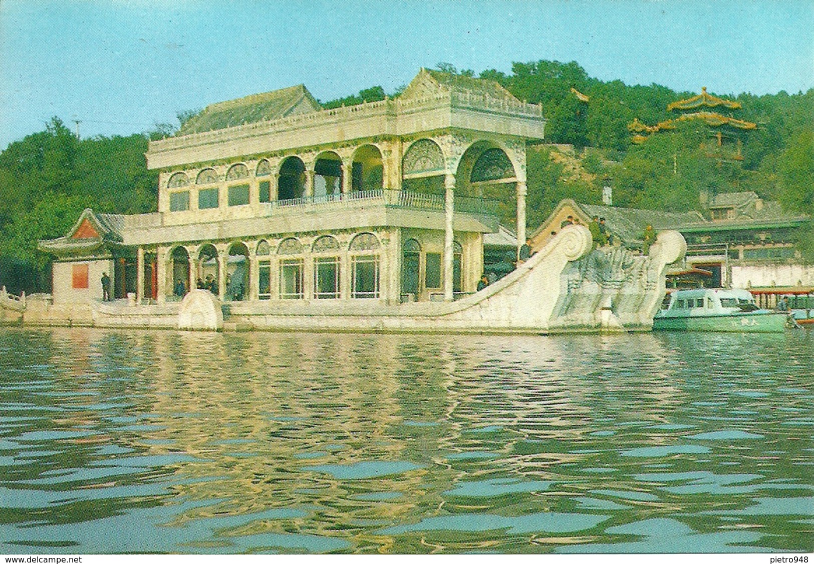 Pechino (Beijing, Cina) Palazzo D'Estate, Il Battello Di Marmo, Summer Palace, Marble Boat - Cina