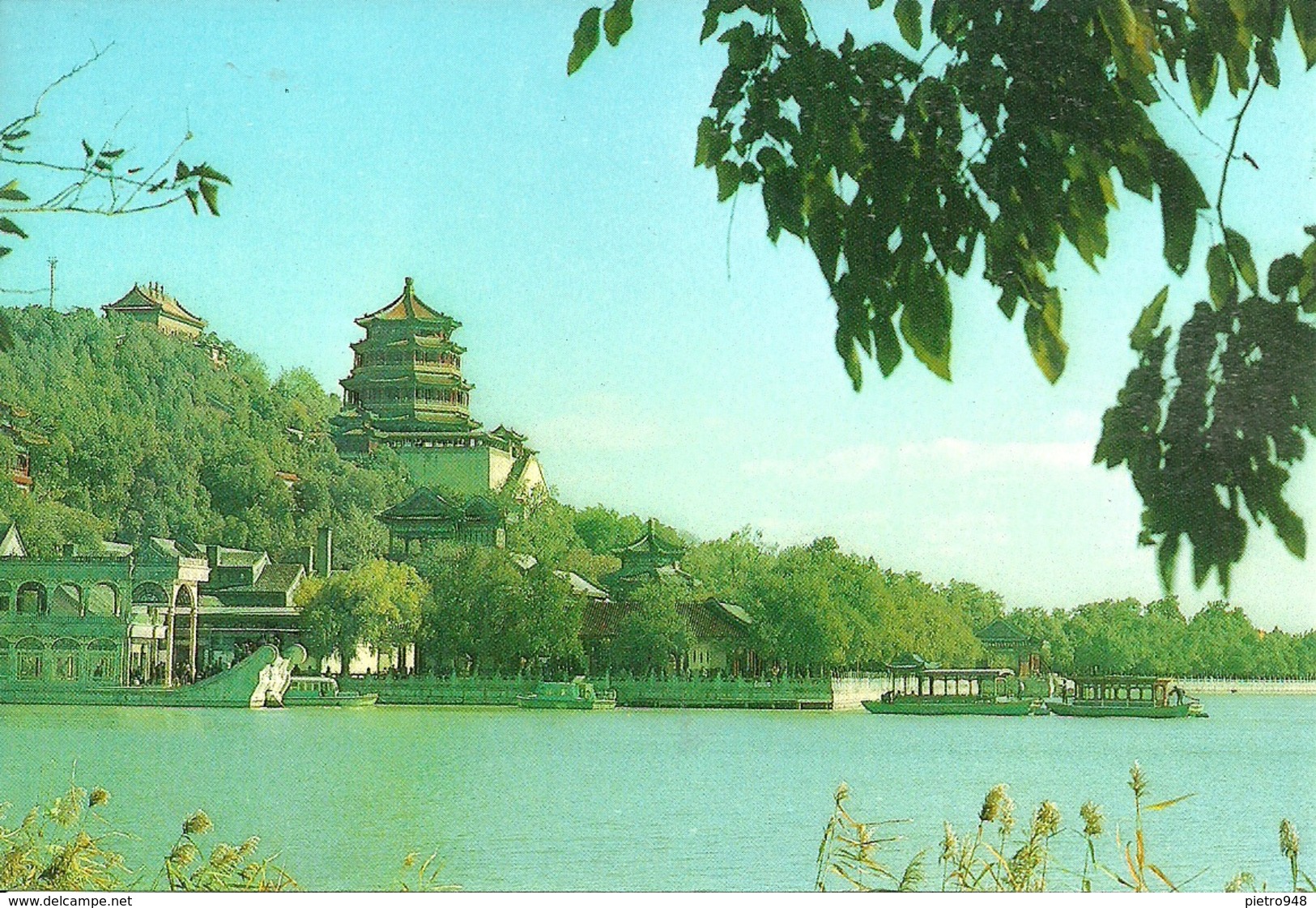 Pechino (Beijing, Cina) Palazzo D'Estate, Il Lago Kumming, Summer Palace, Kumming Lake - Chine