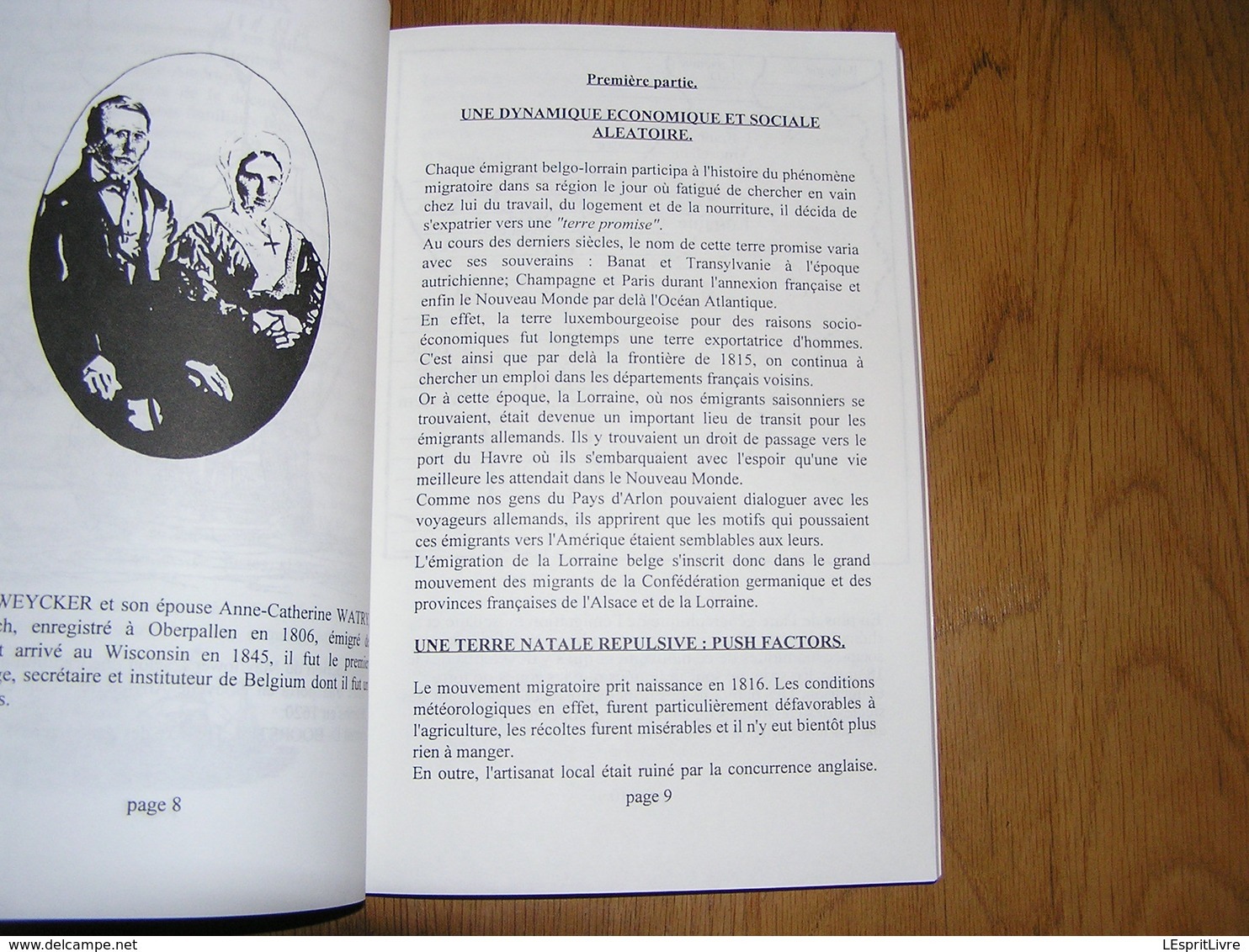 ARLONAIS FONDATEURS DE BELGIUM WISCONSIN Régionalisme Arlon Bonnert Guirsch Hachy Ardenne Emigration Amérique Usa