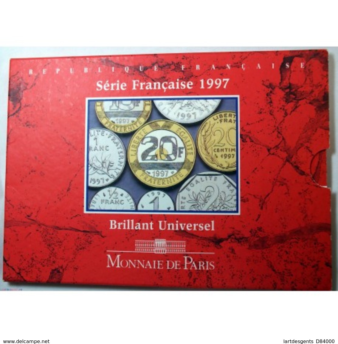 Coffret BU Brillant Universel 1997 Abeille, 10 Pièces - Altri & Non Classificati