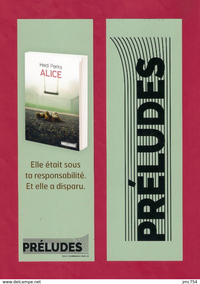Marque Page Editions Préludes. - Bladwijzers