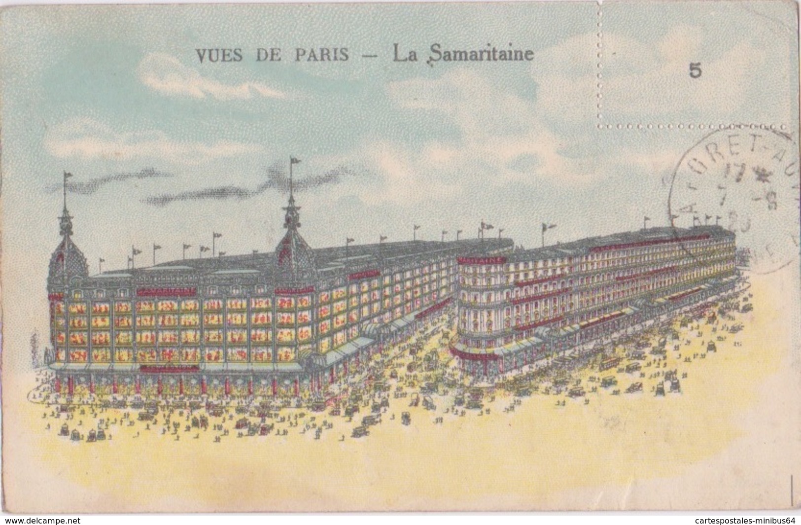 PARIS (75) - Grands Magasins La Samaritaine - 1929 - Meter Et Gendre - N°5 Couleur - Sonstige & Ohne Zuordnung