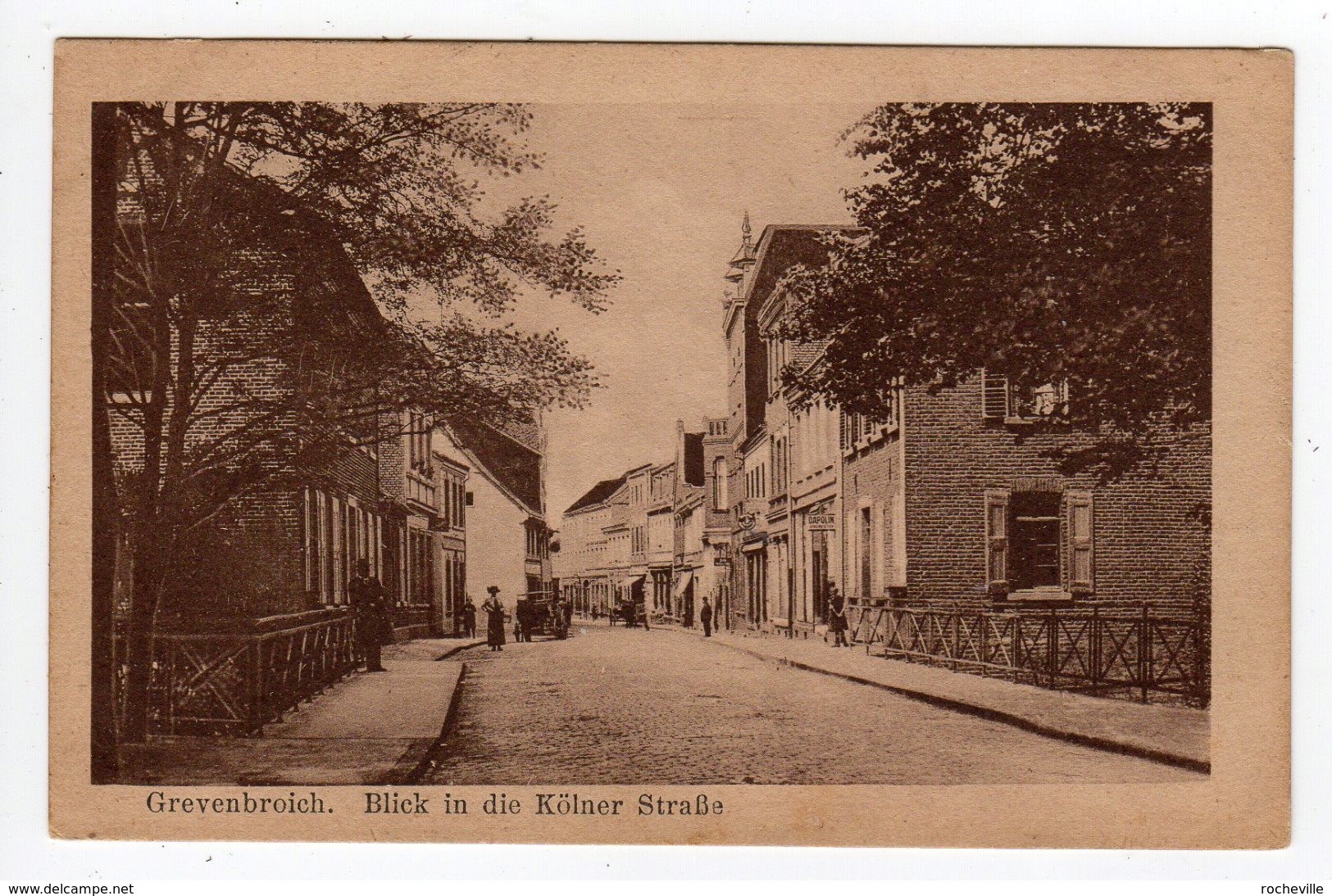 Allemagne-Grevenbroich-Blick In Die Kölner Strasse- CPA 1923- Recto-Verso - Grevenbroich