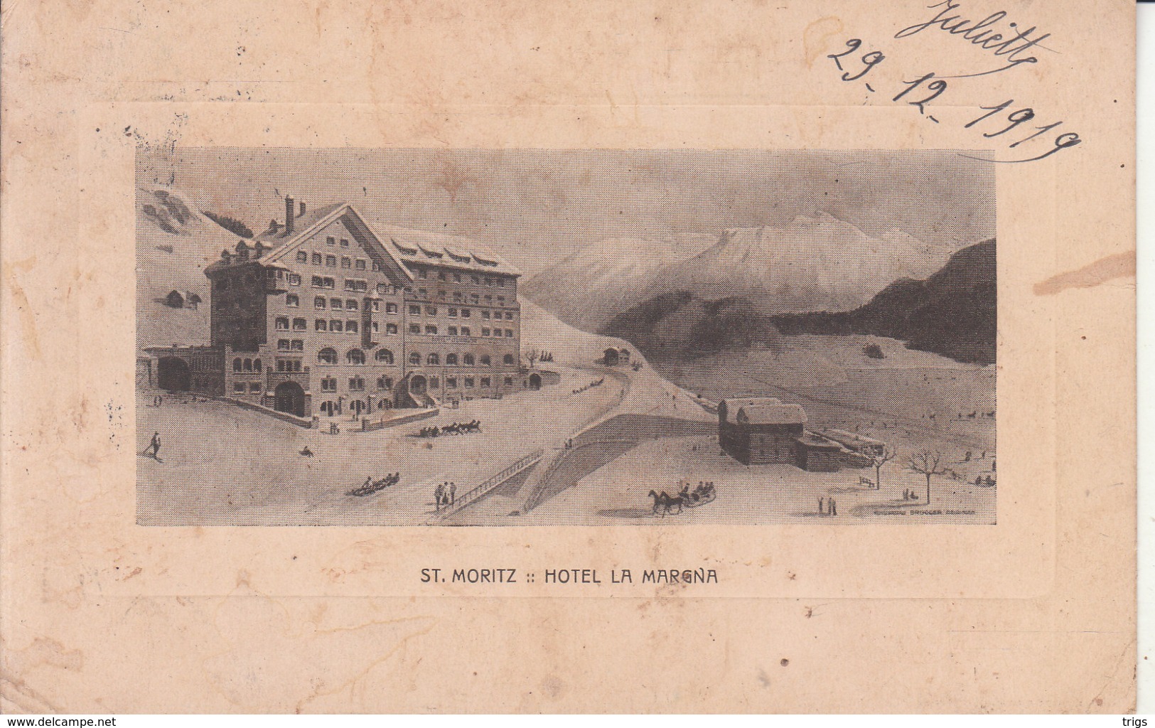 St. Moritz - Hôtel "La Magna" - Sankt Moritz