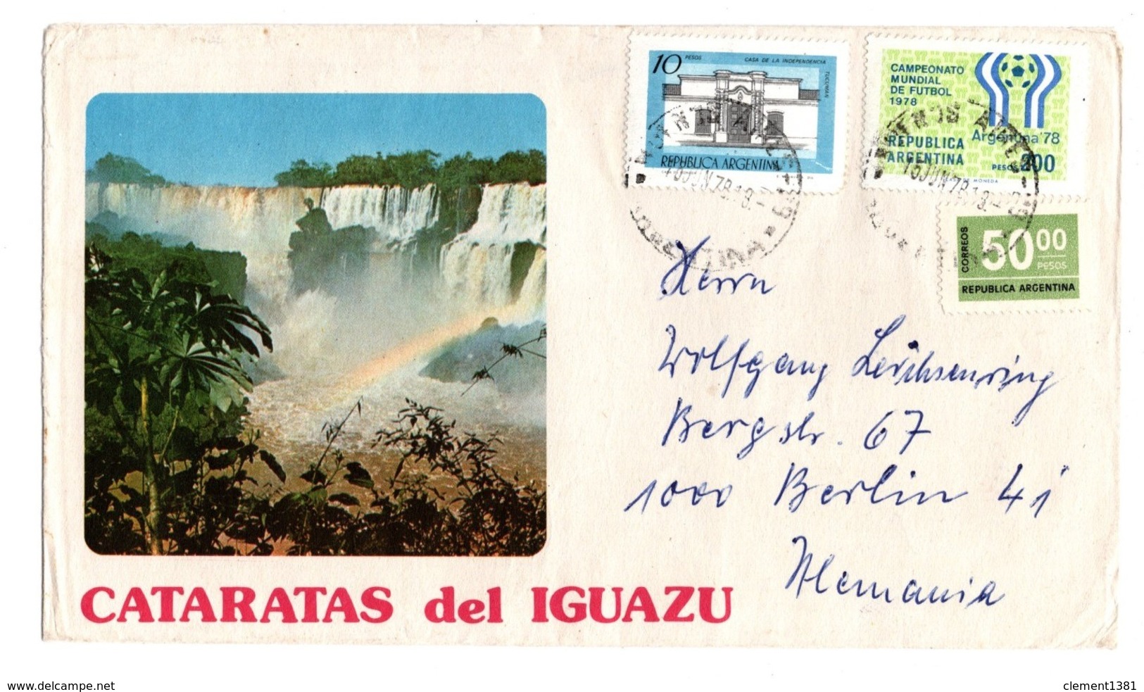 Argentine Argentina Cataratas Del Iguazu - Storia Postale