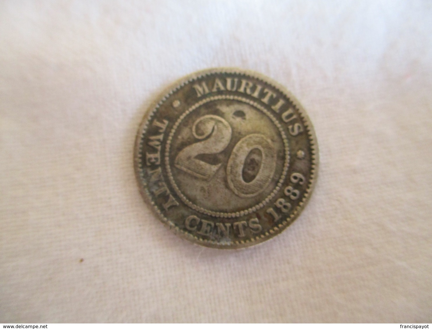 Mauritius: 20 Cents 1889 - Maurice