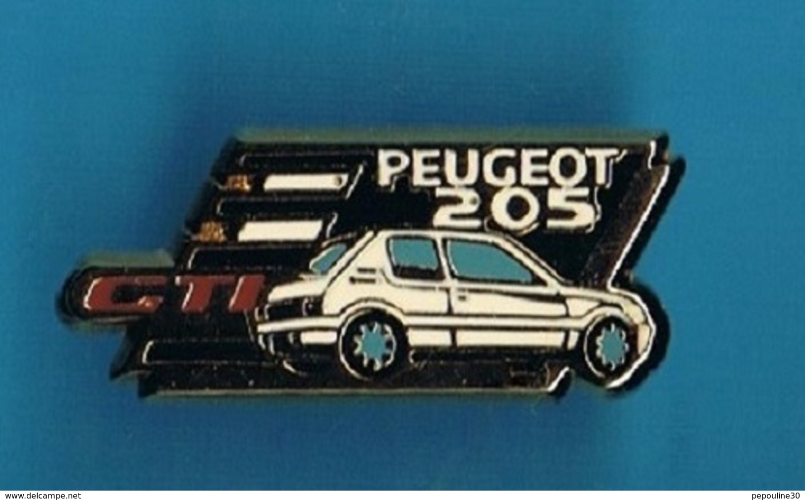 1 PIN'S  //  ** PEUGEOT 205 CTI ** . (Helium Paris) - Peugeot