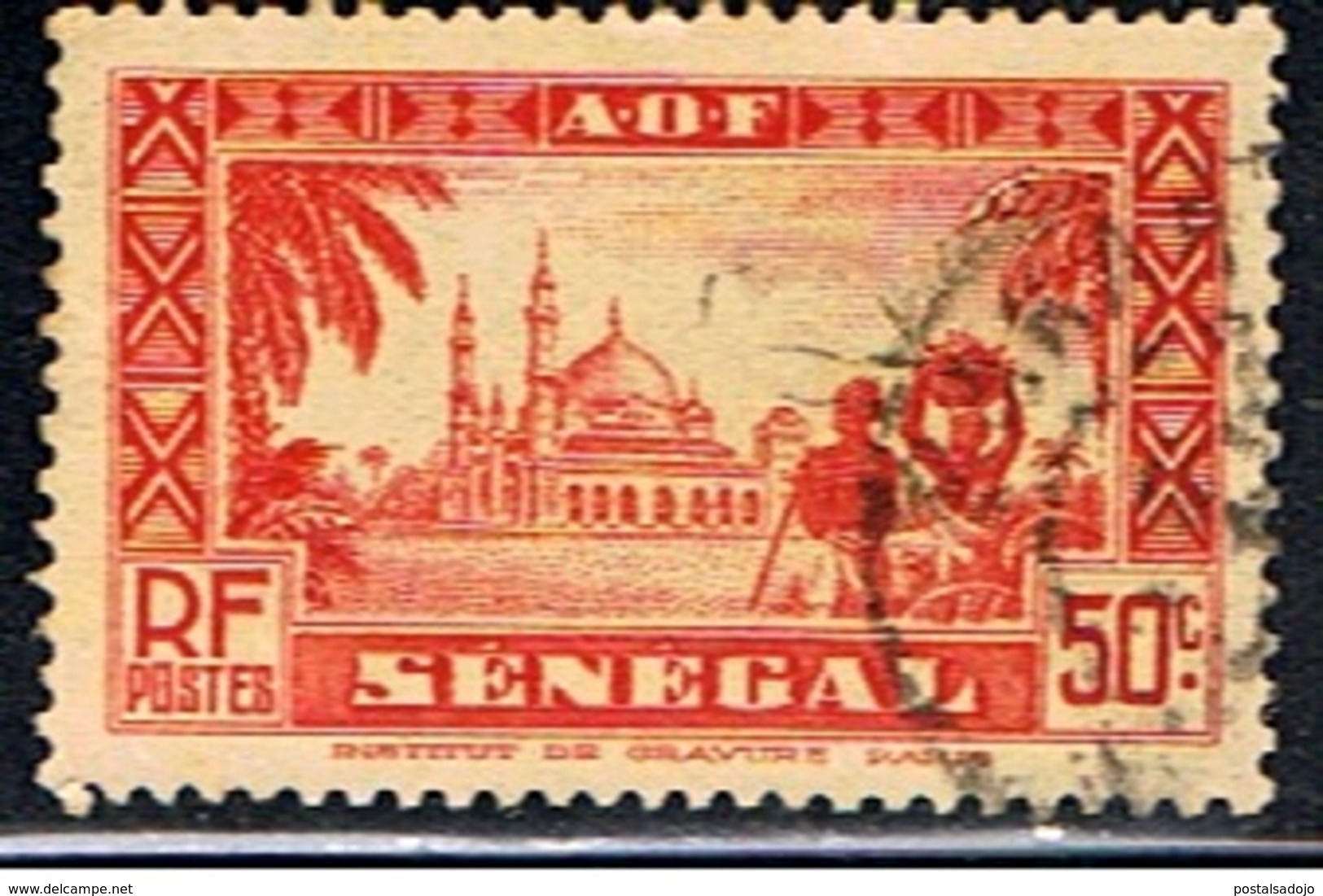 SÉNÉGAL 108 // YVERT 125 // 1935 - Usados