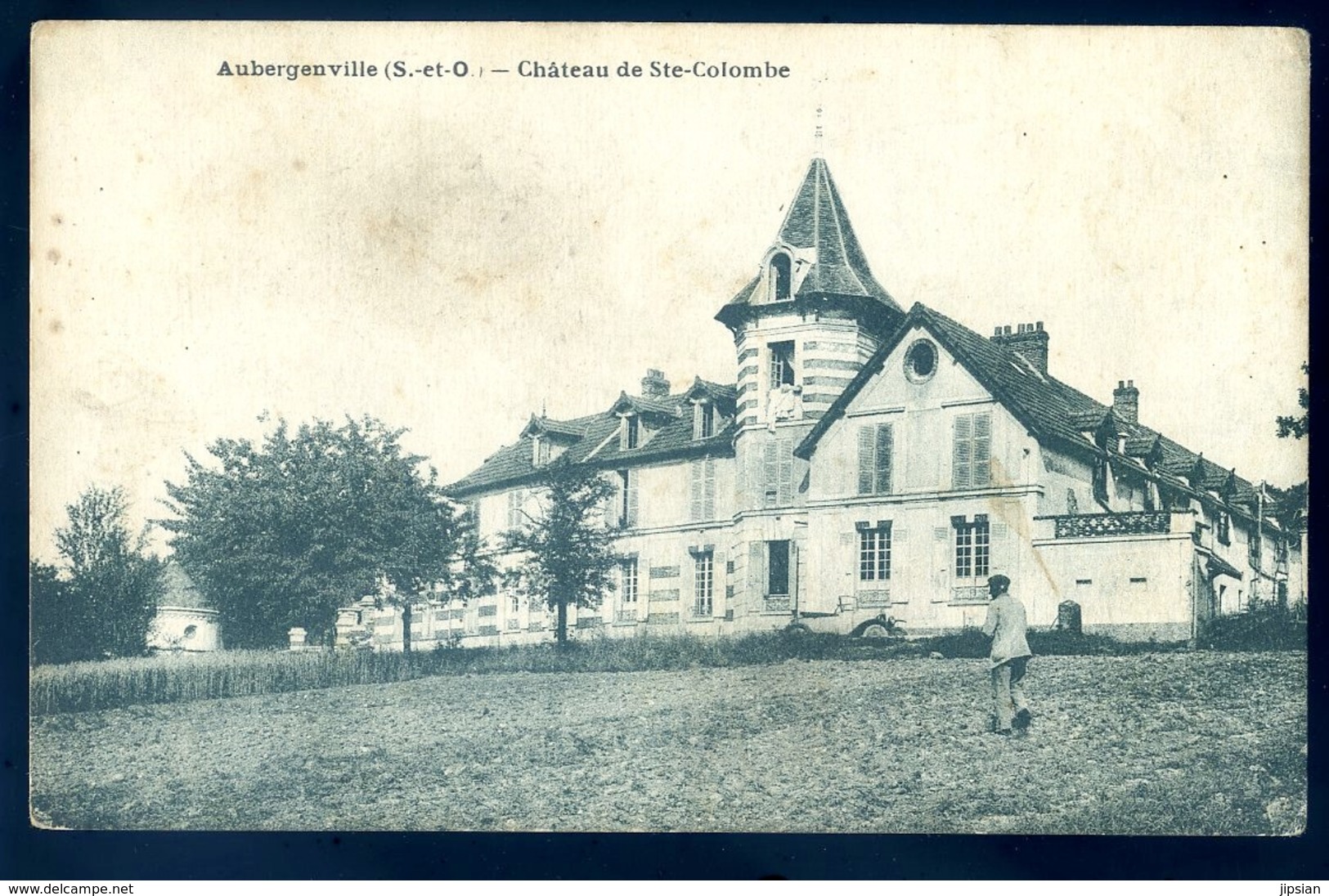 Cpa Du 78  Aubergenville Château De Ste Colombe        JM19bis - Aubergenville