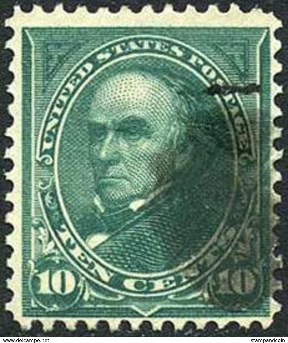 US #273 Used 10c Webster Of 1895 - Used Stamps