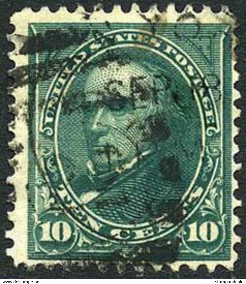 US #273 Used 10c Webster Of 1895 - Used Stamps