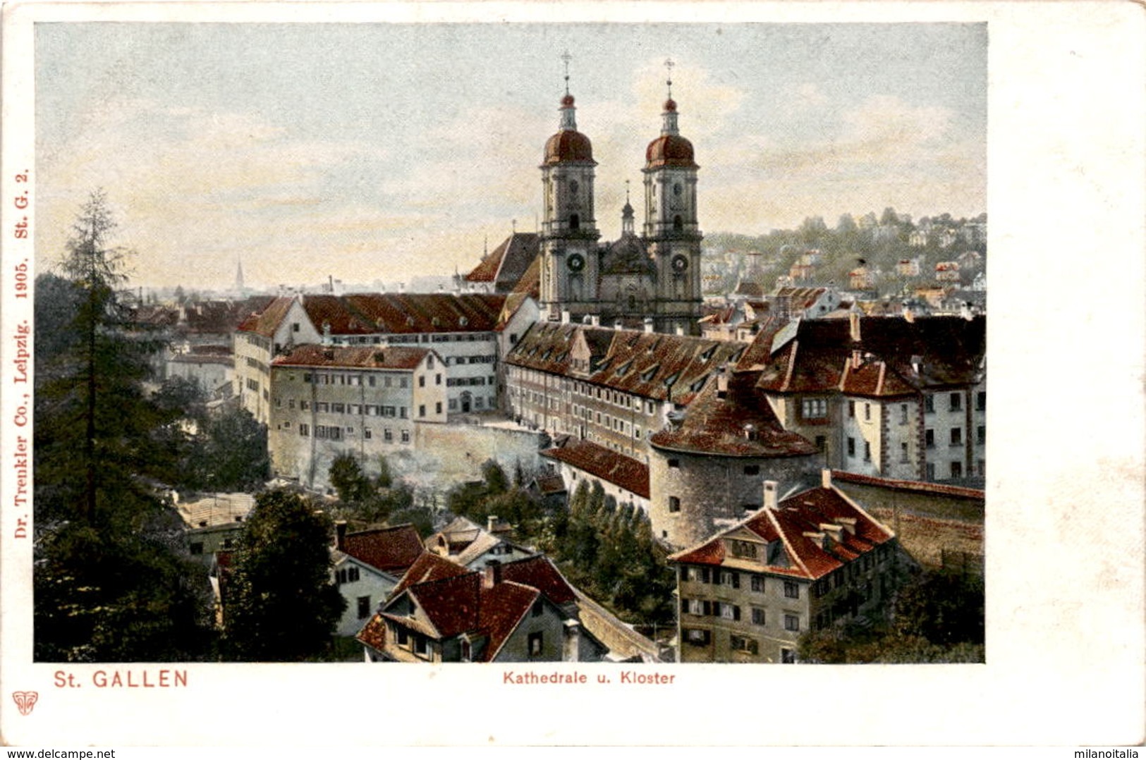 St. Gallen - Kathedrale U. Kloster (2) * 1905 - St. Gallen