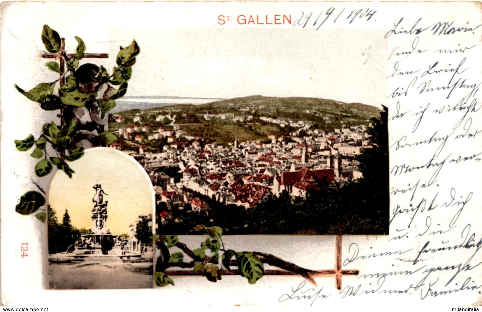 St. Gallen - 2 Bilder (124) * 29. 9. 1904 - St. Gallen