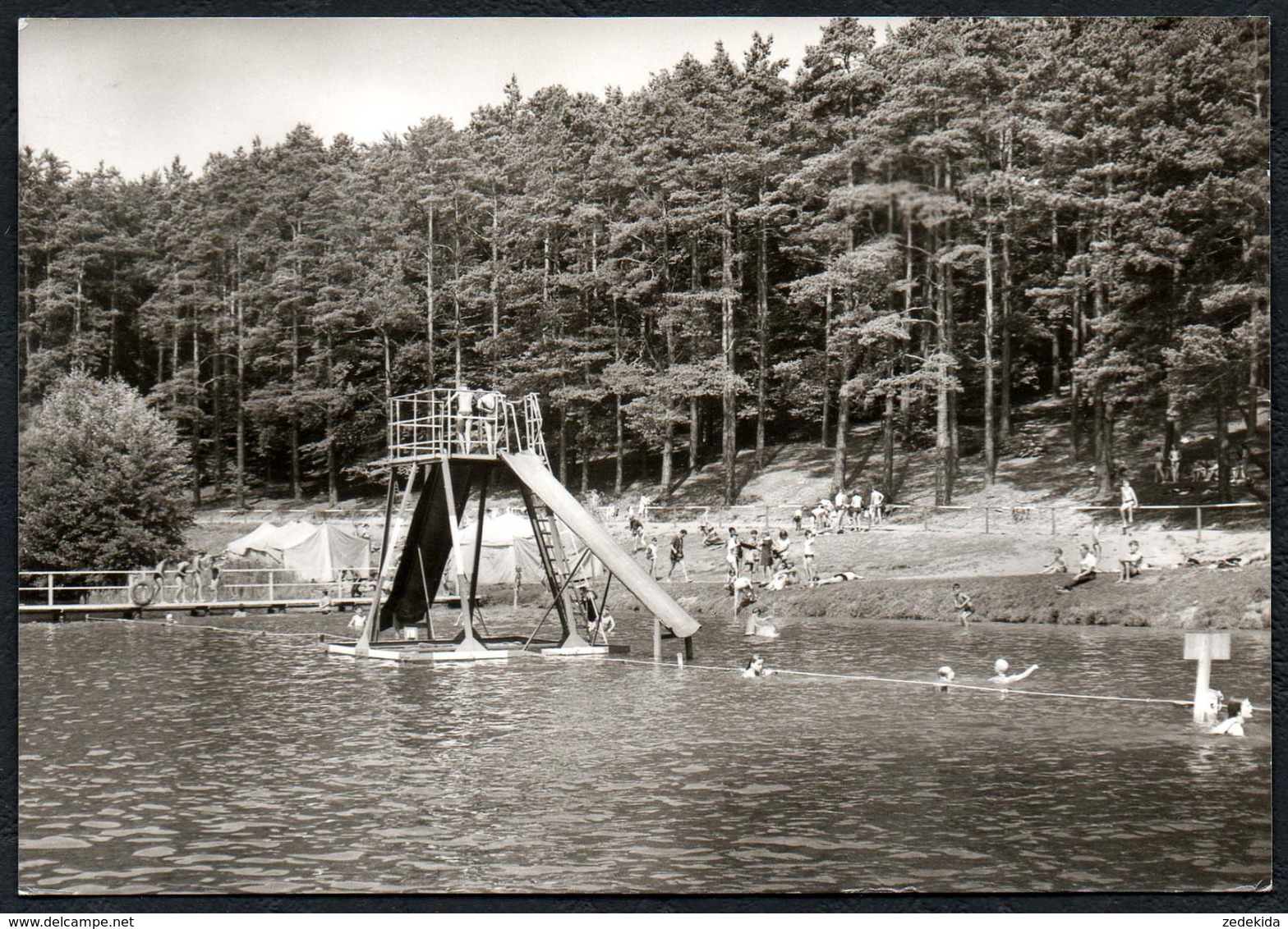 C7646 - Kleinzerlang Prebelow - Freibad Schwimmbad - Planet Verlag - Rheinsberg