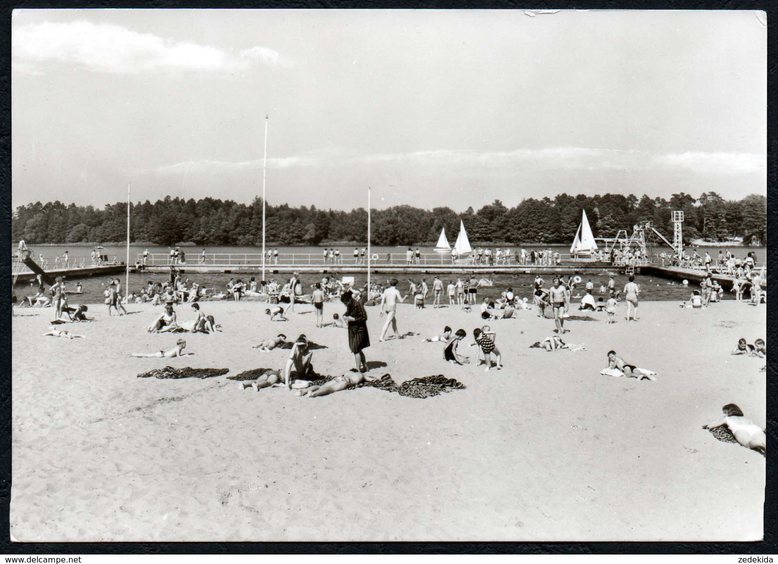 C7647 - Kyritz - Strandbad Freibad Schwimmbad - Verlag Reichenbach - Kyritz